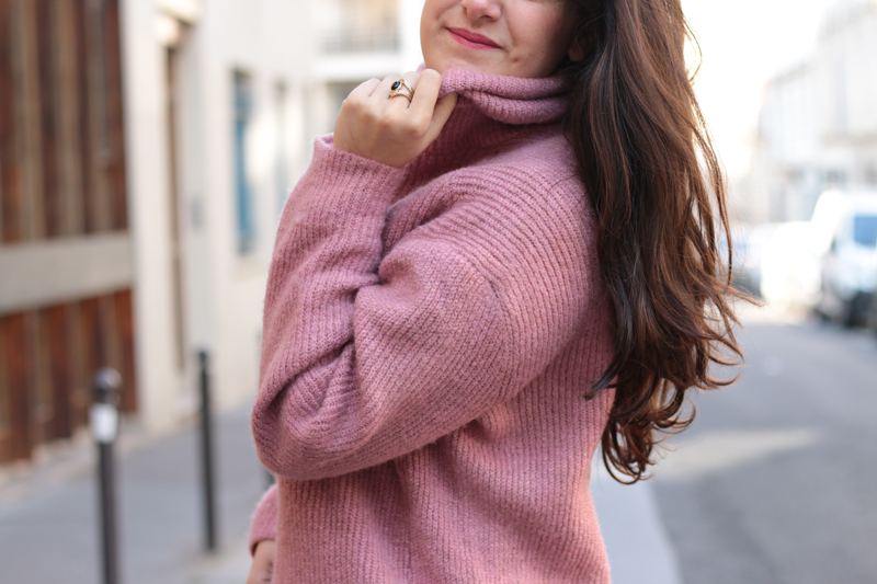 blog mode pink sweater meganvlt